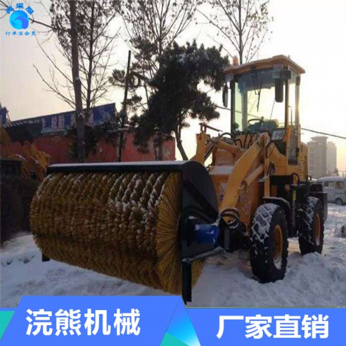 裝載機滾刷除雪 環(huán)衛(wèi)車裝除雪刷 定制除雪刷