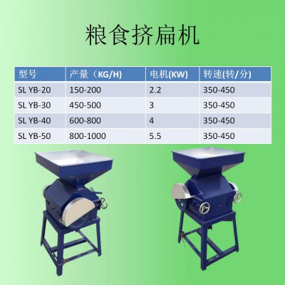 大豆擠扁機(jī) 釀酒破碎機(jī) 30型玉米高粱破碎機(jī)