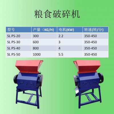 大豆擠扁機(jī) 小型對(duì)輥破碎機(jī) 釀酒廠高粱破碎機(jī)