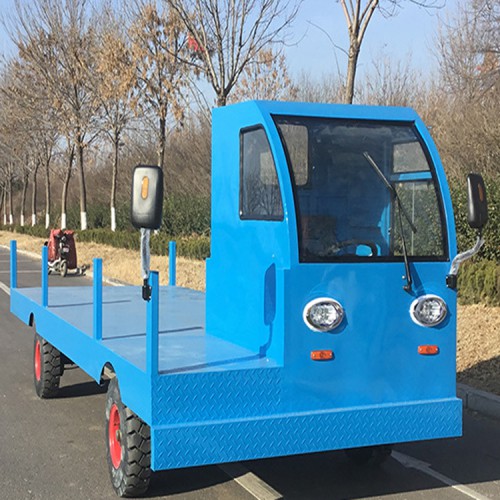 電動廠區(qū)搬運(yùn)車  建筑工地電動平板車  倉庫車間周轉(zhuǎn)車