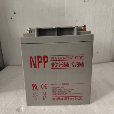 NPP耐普蓄電池NPG12-38EUPS電源12v38ah