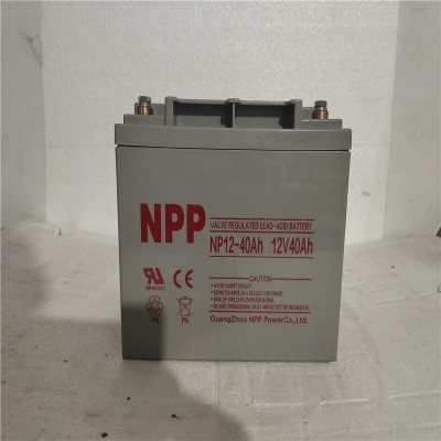 NPP耐普蓄電池NPG12-40 12V40AH地鐵石化機房