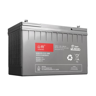 山特應(yīng)急電源12V100AH C12-100免維護(hù)蓄電池