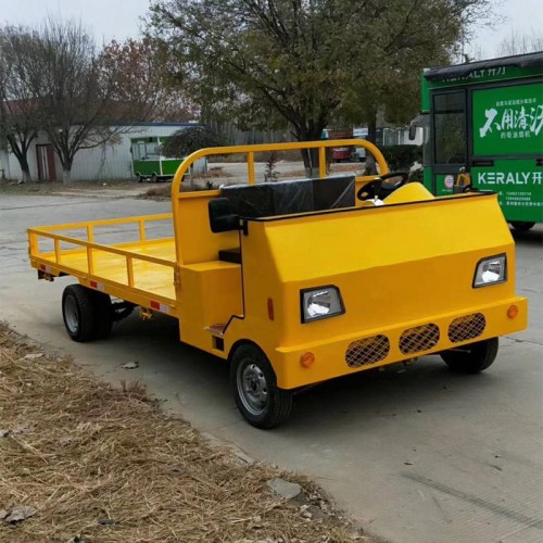 電動平板車  工地平板搬運車  倉庫工地裝卸車