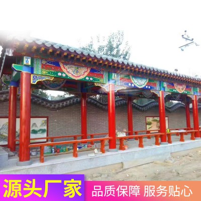 古建長(zhǎng)廊 定做古建長(zhǎng)廊 防腐木廊亭設(shè)計(jì)施工