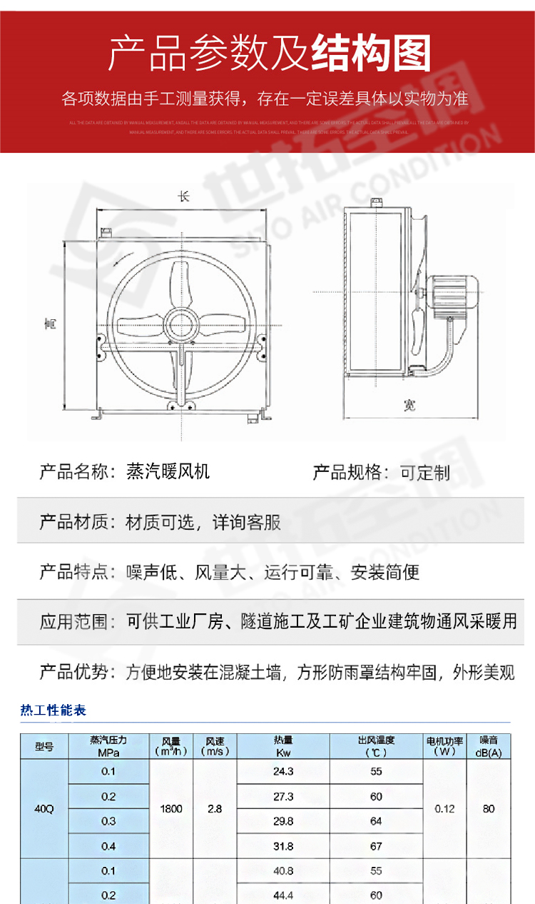 4Q型暖風(fēng)機(jī)廠家-4Q型工業(yè)暖風(fēng)機(jī)-4Q型蒸汽型暖風(fēng)機(jī)產(chǎn)品介紹說明