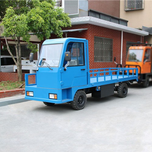 單邊電動貨車價格平板運(yùn)輸車多少錢電動平板搬運(yùn)車廠家