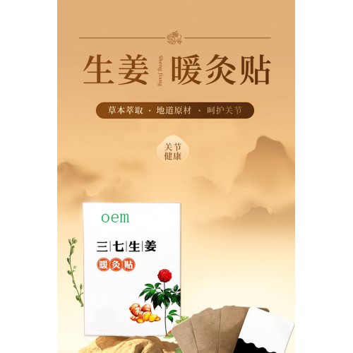 生姜暖灸貼發(fā)熱貼頸椎貼祛濕貼批發(fā)oem貼牌定制代加工直供醫(yī)院