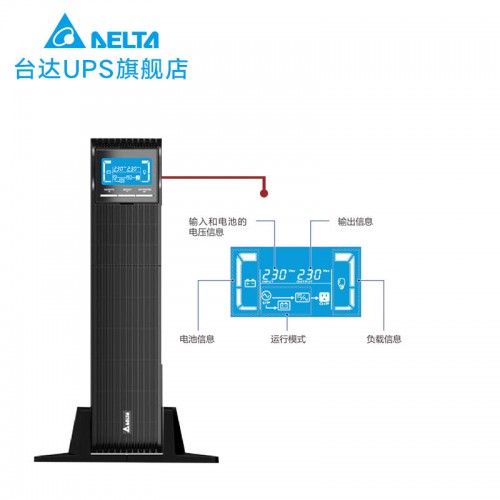 臺達R-1K 機架式 標機UPS不間斷電源