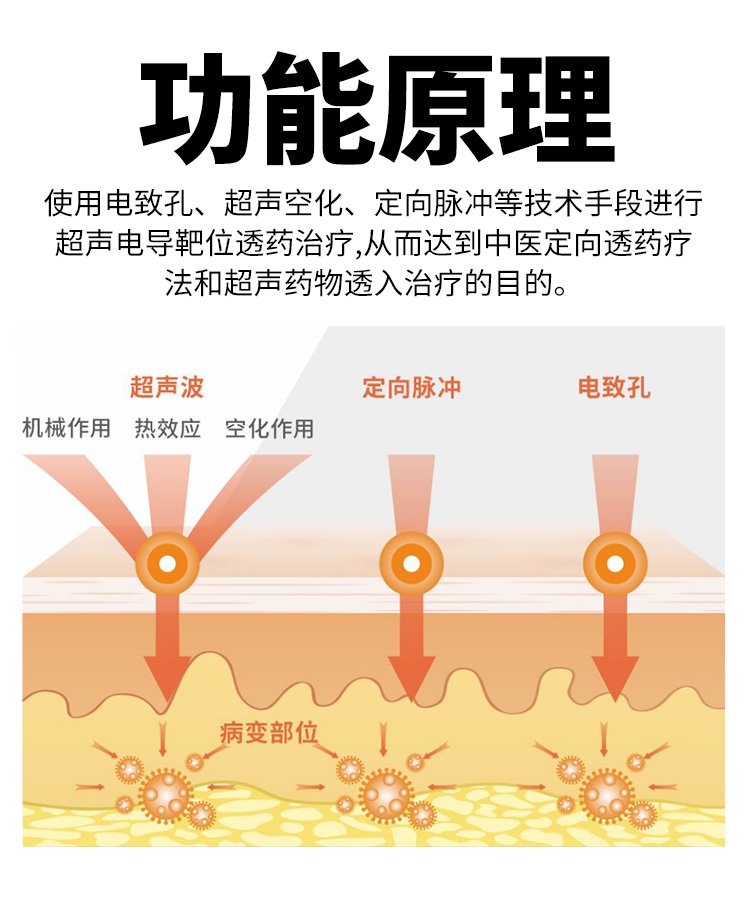 弘億康中醫(yī)定向透藥治療儀原理